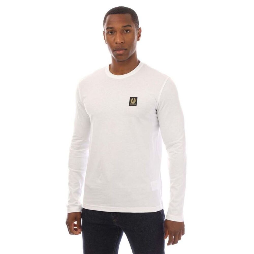 Belstaff Mens Long-Sleeved T-Shirt / White